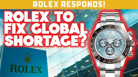 rolex unavailable|Rolex watch shortage.